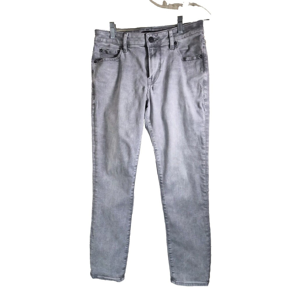 Express Men's Slim Fit Straight Leg Gray Denim Jeans 5-Pocket 29x30
